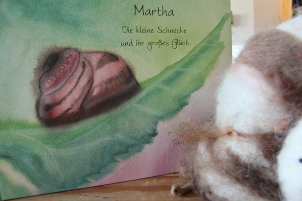 Bilderbuch "Martha, die kleine Schnecke und ihr großes Glück"